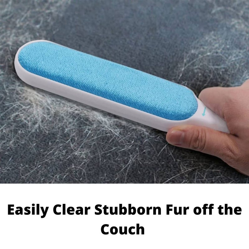 Big Bang Paws Pet Hair Remover Brush - Dog Hair Remover for Clothes - lint Brush pet Hair Remover - Reusable Fur Remover for Furniture and Clothing - Light pet Dander Remover with self Cleaning Base - Image 4